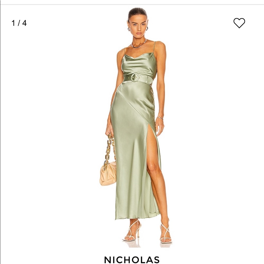 Nicholas Simone Dress in Pistachio. Size 0